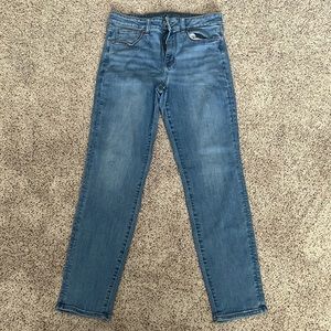 American Eagle skinny jeans.